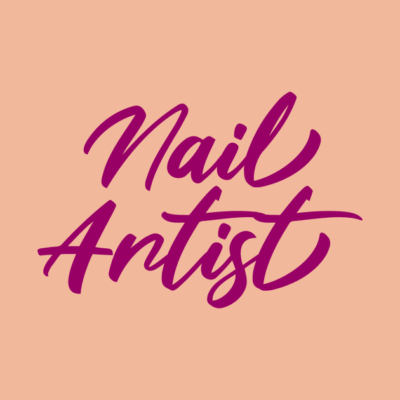 Nail Artist Quote Beauty Pin Official Nail Technician Merch