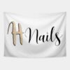 Hannahs Nails Logo Tapestry Official Nail Technician Merch