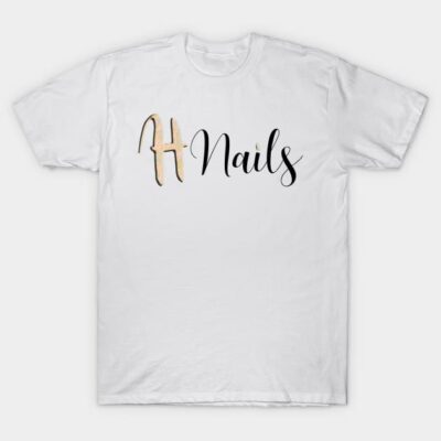 Hannahs Nails Logo T-Shirt Official Nail Technician Merch