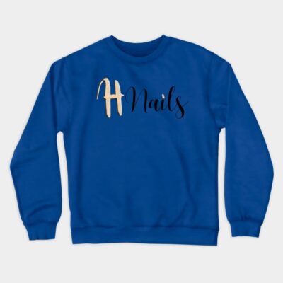 Hannahs Nails Logo Crewneck Sweatshirt Official Nail Technician Merch