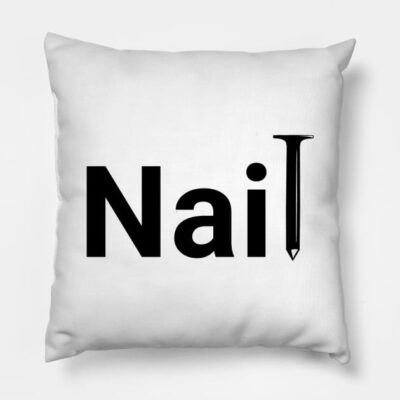 Nail Throw Pillow Official Nail Technician Merch