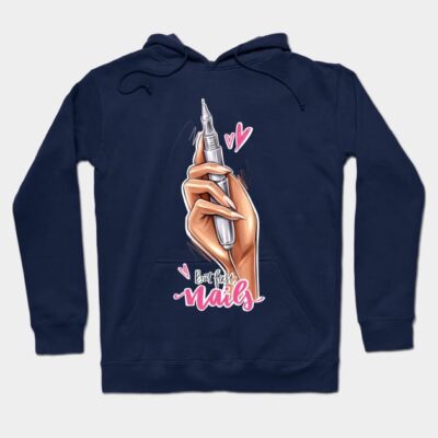 But First Nails Hoodie Official Nail Technician Merch