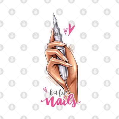 But First Nails Pin Official Nail Technician Merch