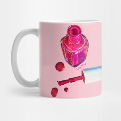 Pink Nail Polish Mug Official Nail Technician Merch