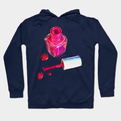 Pink Nail Polish Hoodie Official Nail Technician Merch