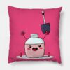 Nail Laquer Kawaii Throw Pillow Official Nail Technician Merch