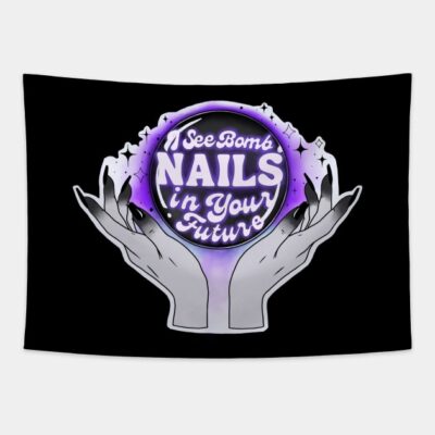 I See Bomb Nails Tapestry Official Nail Technician Merch