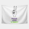 Peace Love And Nails Nail Tech Nail Love Tapestry Official Nail Technician Merch