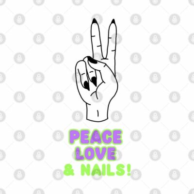 Peace Love And Nails Nail Tech Nail Love Tote Official Nail Technician Merch