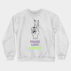 Peace Love And Nails Nail Tech Nail Love Crewneck Sweatshirt Official Nail Technician Merch