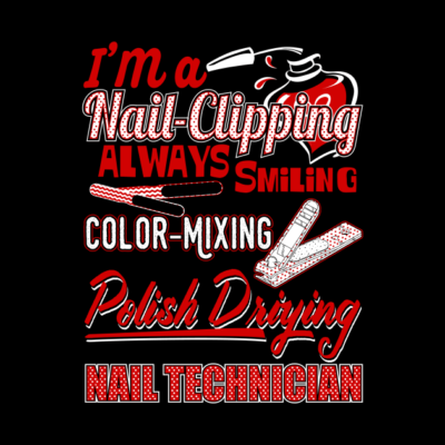 Im A Nail Clipping Always Smiling Color Mixing Pol Pin Official Nail Technician Merch