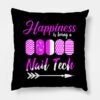 Nail Tech Throw Pillow Official Nail Technician Merch