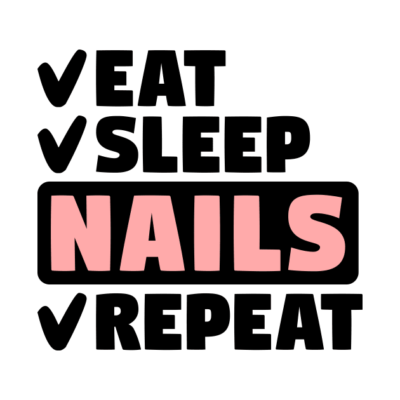 Eat Sleep Nails Repeat Phone Case Official Nail Technician Merch