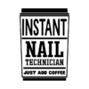 Instant Nail Technician Just Add Coffee Tapestry Official Nail Technician Merch