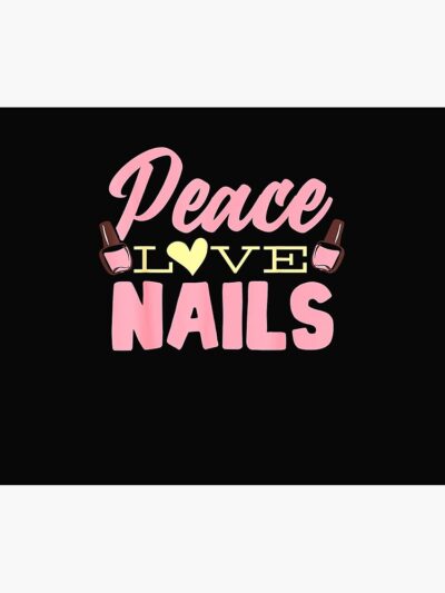 Nail Technician Nail Art Manicure Nail Salon, Nail Polish Tapestry Official Nail Technician Merch