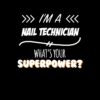 Nail Technician Funny Superpower Slogan Gift For Every Nail Technician Funny Slogan Hobby Work Worker Tote Bag Official Nail Technician Merch