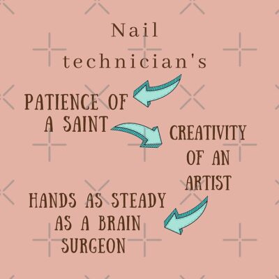 Nail Technician - Funny Tote Bag Official Nail Technician Merch