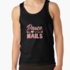 Nail Technician Nail Art Manicure Nail Salon, Nail Polish Tank Top Official Nail Technician Merch