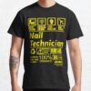 Nail Technician Solve Problems Design T-Shirt Official Nail Technician Merch