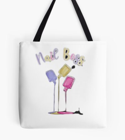 Nail Boss Gift For Nail Technician Funny Nail Artist Tote Bag Official Nail Technician Merch