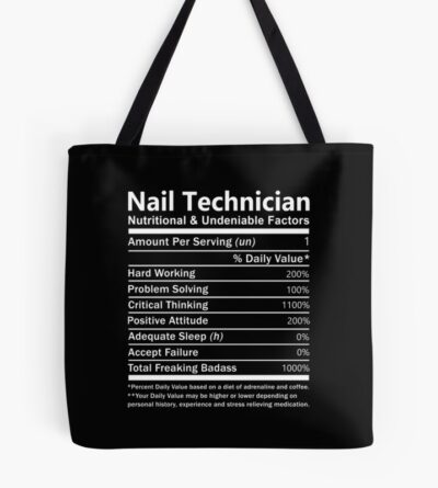 Nail Technician Tote Bag Official Nail Technician Merch