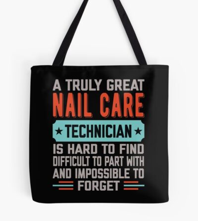 Nail Care Technician Tote Bag Official Nail Technician Merch