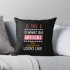 Nail Technician Awesome Looks Funny Birthday Christmas Throw Pillow Official Nail Technician Merch