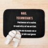 Nail Technician Pink - Funny Bath Mat Official Nail Technician Merch