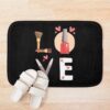 Nail Technician Love Artist Manicurist Gift Bath Mat Official Nail Technician Merch