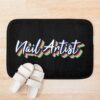 Nail Artist Retro Bath Mat Official Nail Technician Merch