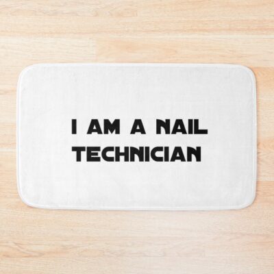 Nail Technician Bath Mat Official Nail Technician Merch