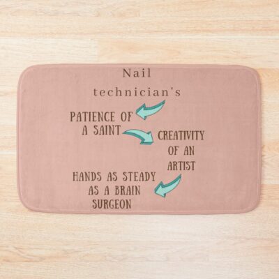 Nail Technician - Funny Bath Mat Official Nail Technician Merch