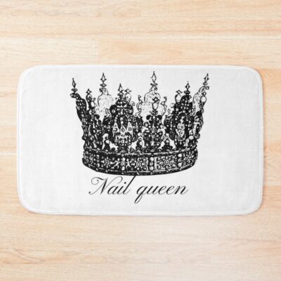 Nail Technician - Funny, Nail Queen Bath Mat Official Nail Technician Merch