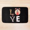 Nail Technician Love Artist Manicurist Gift Bath Mat Official Nail Technician Merch