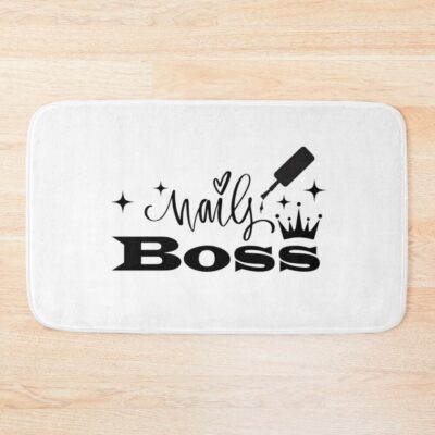 Nails Boss Bath Mat Official Nail Technician Merch