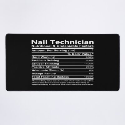 Nail Technician Mouse Pad Official Nail Technician Merch