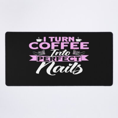 Nail Technician Quotes Works Nail Polish Mouse Pad Official Nail Technician Merch