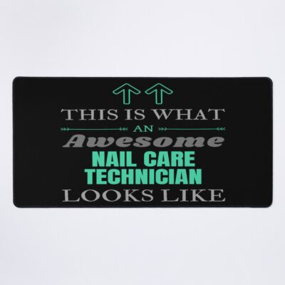 This Is What An Awesome Nail Care Technician Looks Like Mouse Pad Official Nail Technician Merch