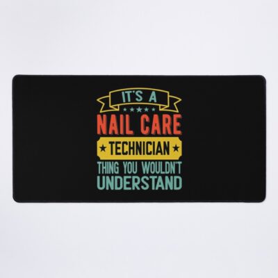 Nail Care Technician Mouse Pad Official Nail Technician Merch