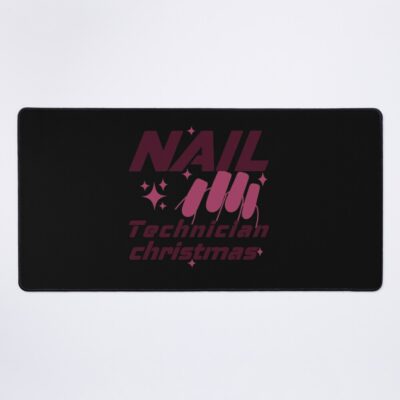 Nail Technician Christmas Mouse Pad Official Nail Technician Merch