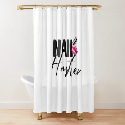 Nail Technician Shower Curtain Official Nail Technician Merch