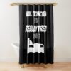 Nail Technician Job Fun Gift For Every Nail Technician Funny Slogan Hobby Work Worker Shower Curtain Official Nail Technician Merch